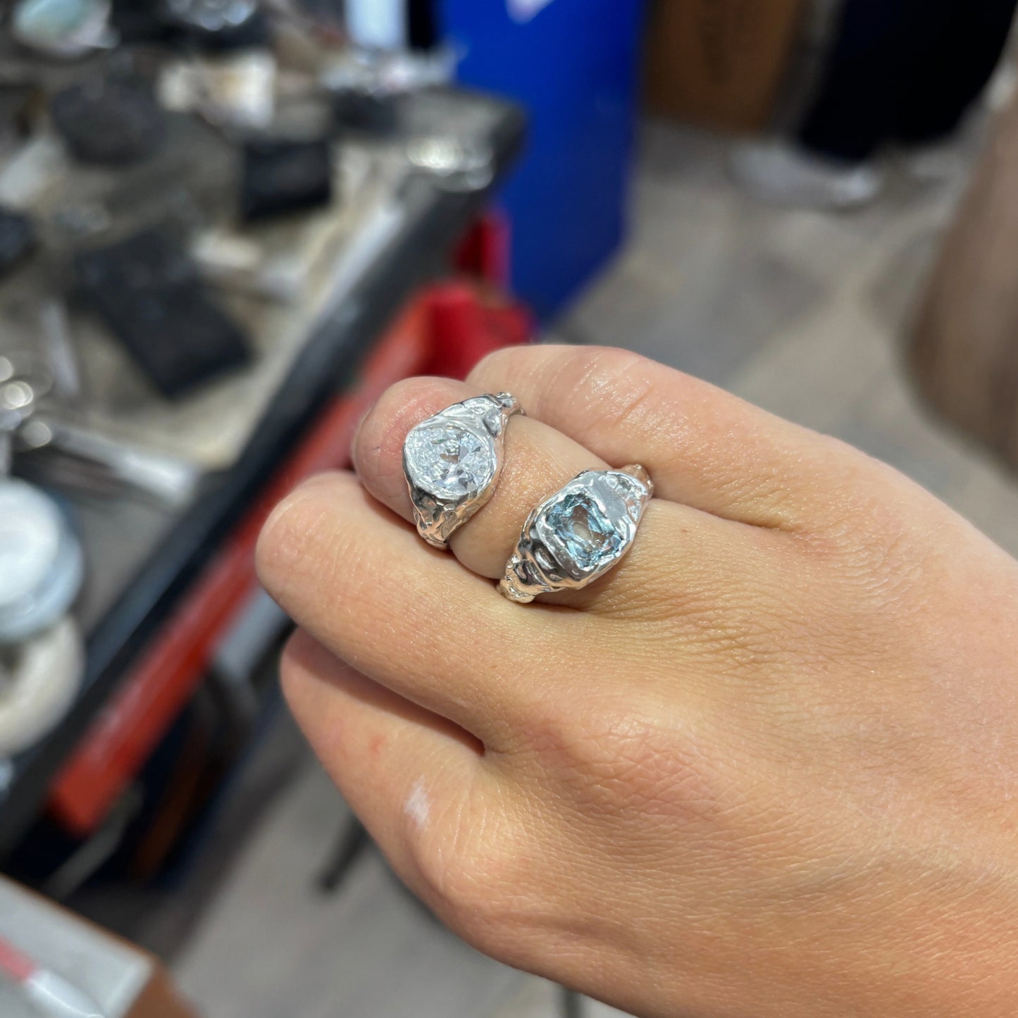 Silver Topaz Molten