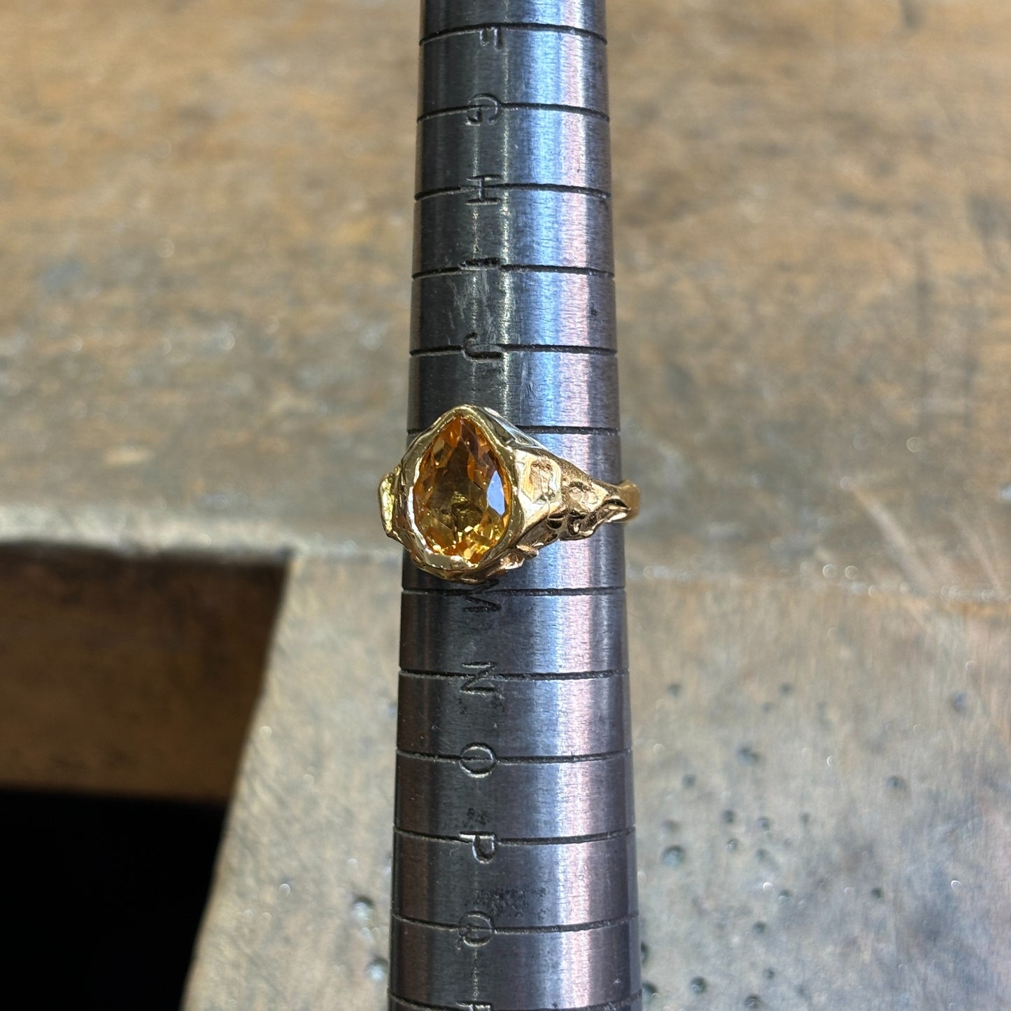 Citrine Molten Pear