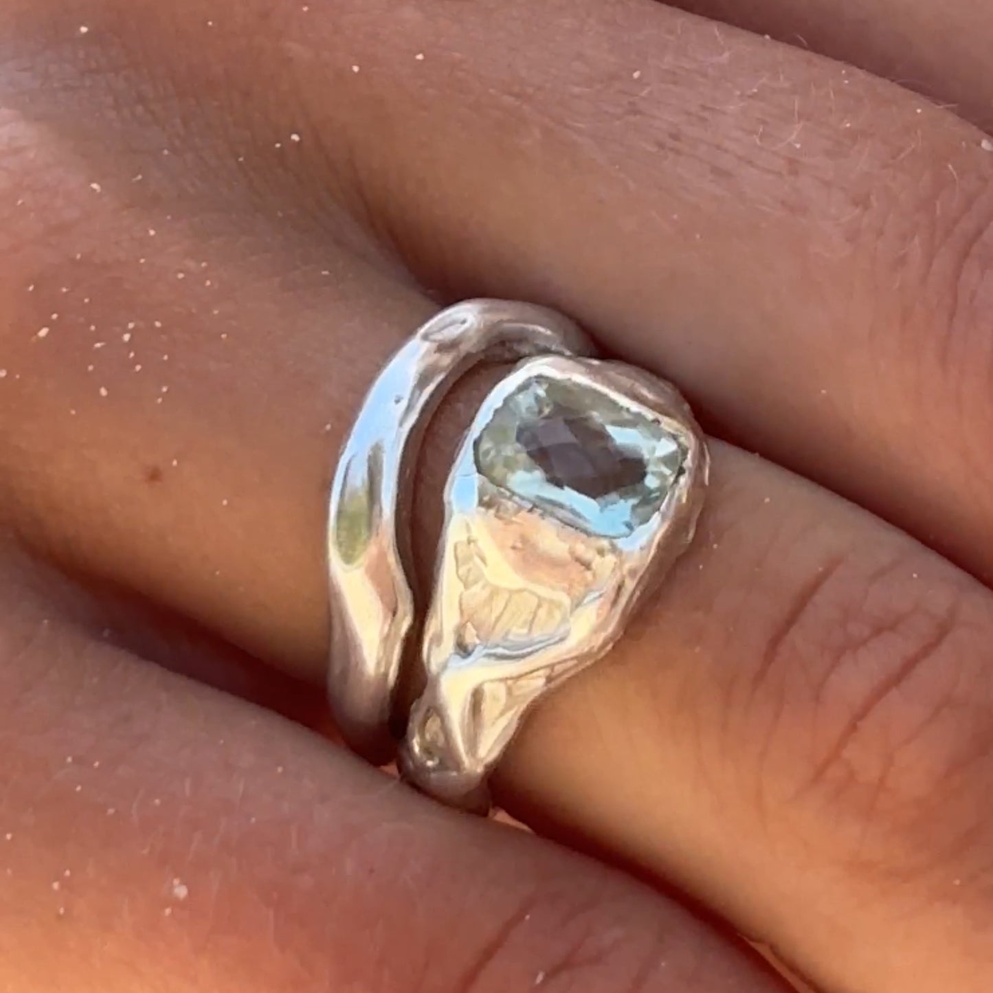 Silver Emerald Molten