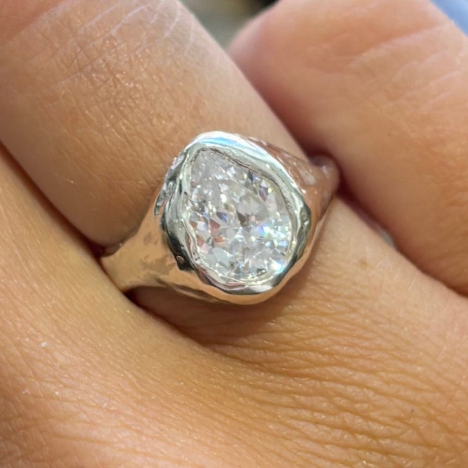 Cz Pear Melted