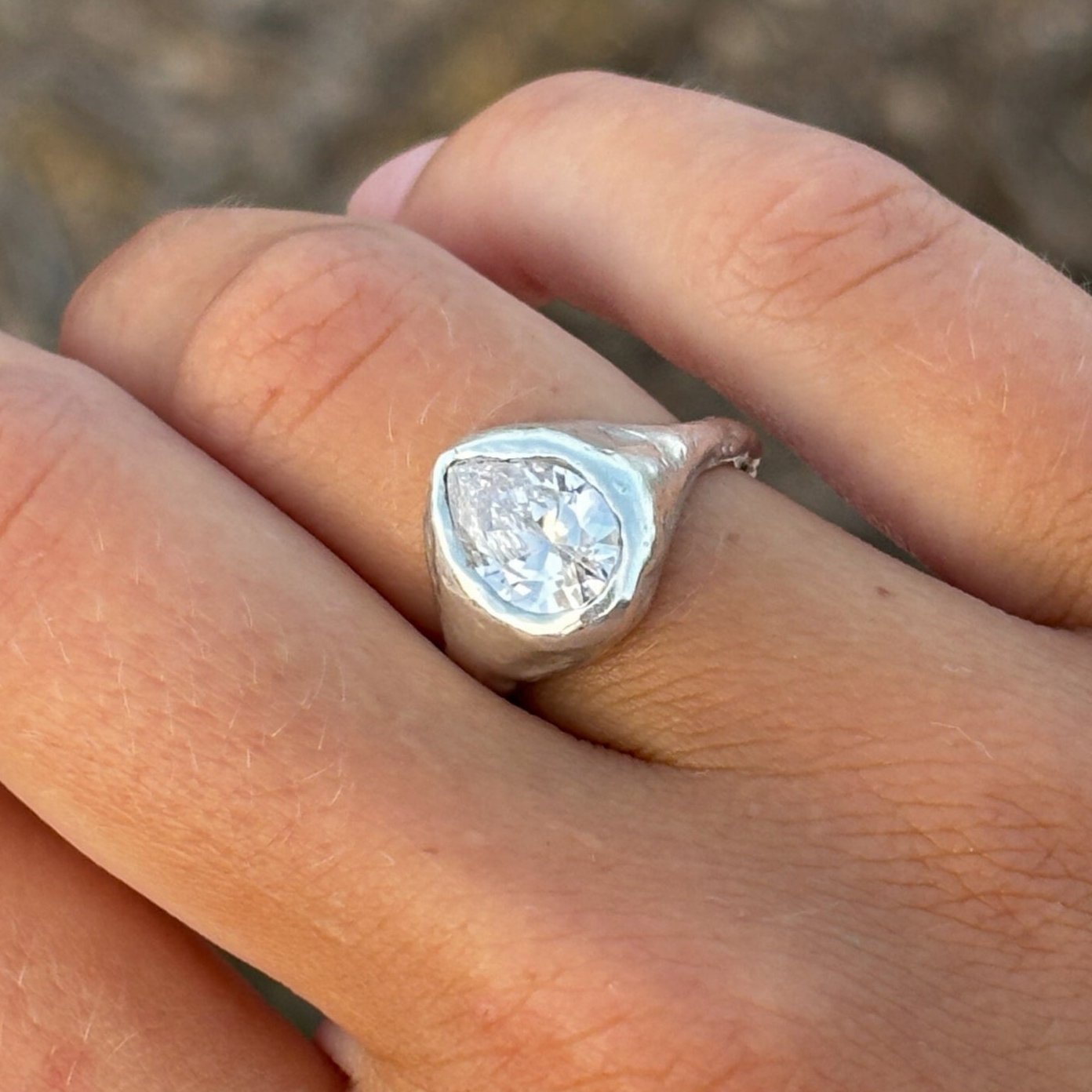 Cz Pear Melted