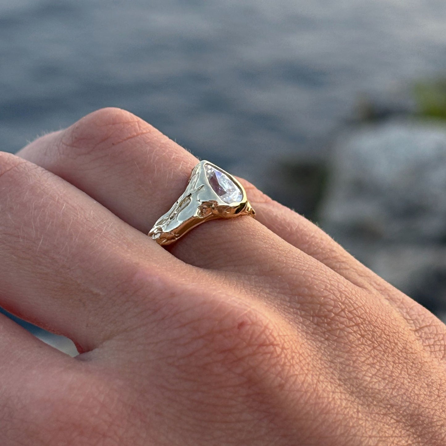 Engagement Dainty Pear