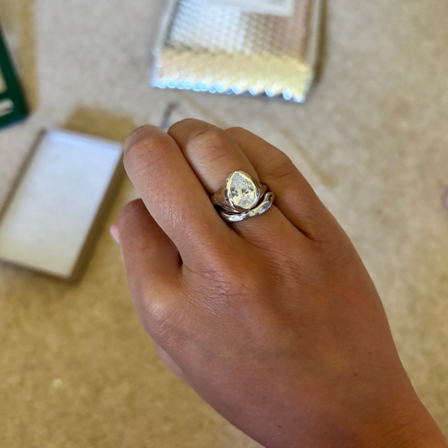 Cz Pear Melted