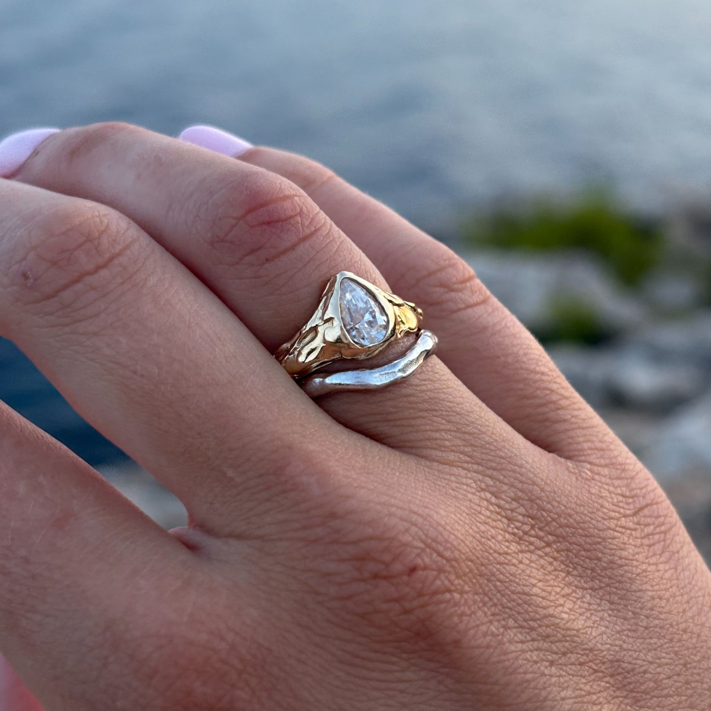 Engagement Dainty Pear