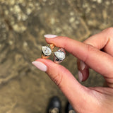 White Gold Pear Ring