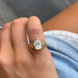 Alvin Pear Engagement Ring