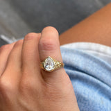 Alvin Pear Engagement Ring