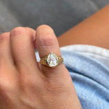 Alvin Pear Engagement Ring