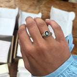 Oval Sapphire Engagement Ring