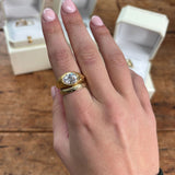 Chelle Oval Gold Ring
