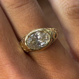 EW Oval Engagement Ring Stack