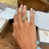 EW Oval Engagement Ring Stack
