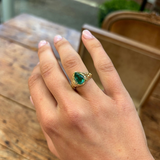 Emerald Pear Ring