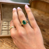 Emerald Pear Ring