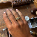 EW Oval Engagement Ring Stack