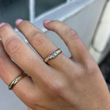 Birthstone Diamond Band