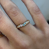 Birthstone Diamond Band
