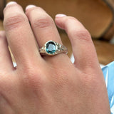 Oval Sapphire Engagement Ring