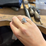 Taylor Silver Molten Pear Stack