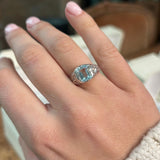 Silver Molten Emerald