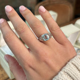 Silver Molten Emerald