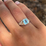 Silver Molten Emerald