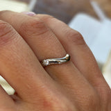 White Gold Wedding Band