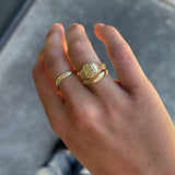 Yellow Cushion Cut Engagement Ring